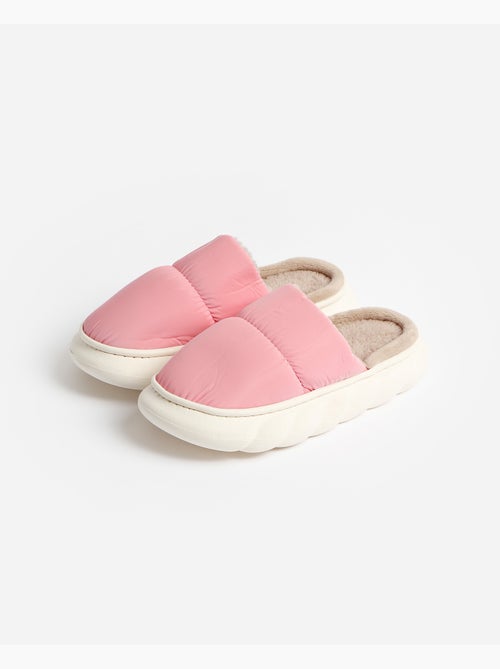 ADMAS Zapatillas De Estar Por Casa Acolchada para Mujer - Kiabi ADMAS Zapatillas De Estar Por Casa Acolchada para Mujer - Kiabi