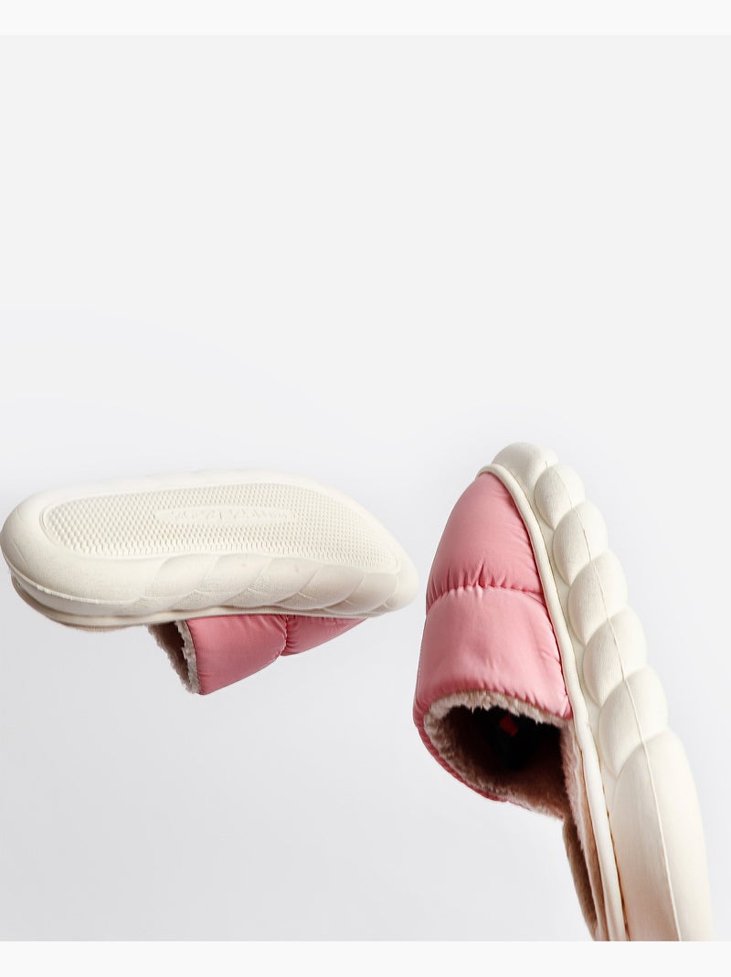 ADMAS Zapatillas De Estar Por Casa Acolchada para Mujer Frambuesa - Kiabi