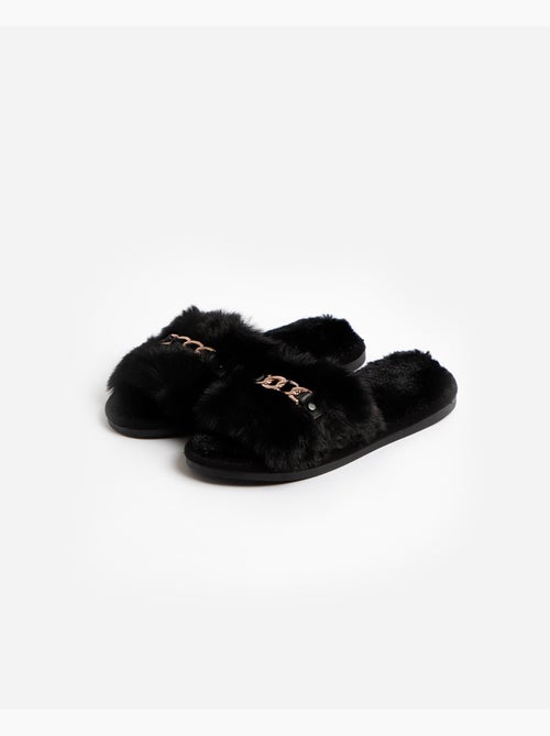 ADMAS Zapatillas De Estar Por Casa Cadena para Mujer - Kiabi ADMAS Zapatillas De Estar Por Casa Cadena para Mujer - Kiabi