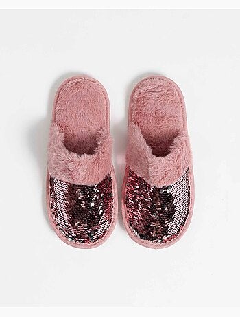 ADMAS Zapatillas De Estar Por Casa Lentejuelas para Mujer