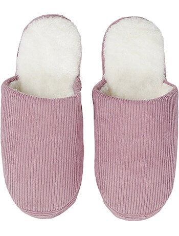Admas zapatillas de estar por casa rayas para mujer