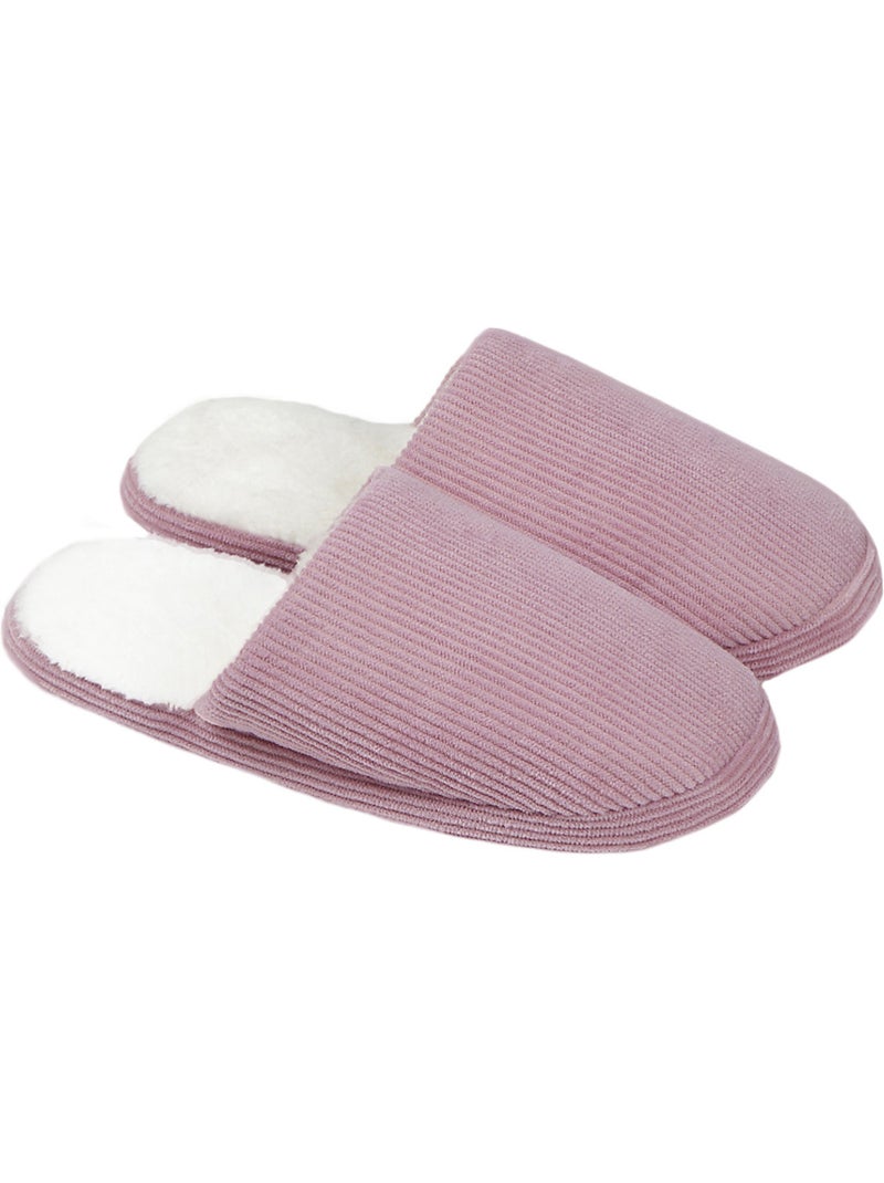 Admas zapatillas de estar por casa rayas para mujer Rosa - Kiabi
