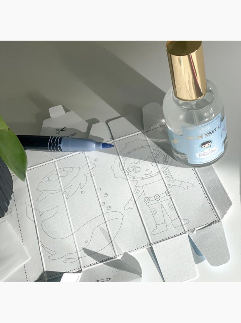 Agua de toilette niño cítricos albahaca 50 ml Azul cielo - Kiabi