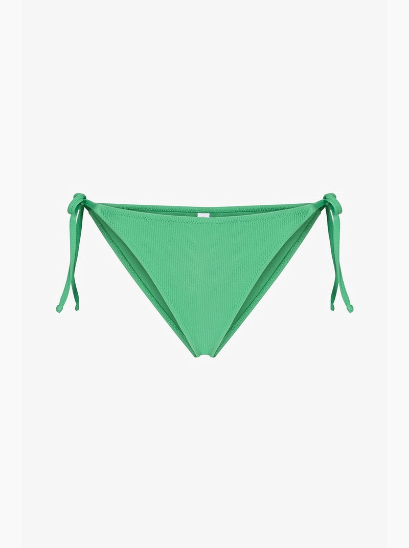 Aida braga de bikini texturizada de tiro medio penti Verde menta - Kiabi