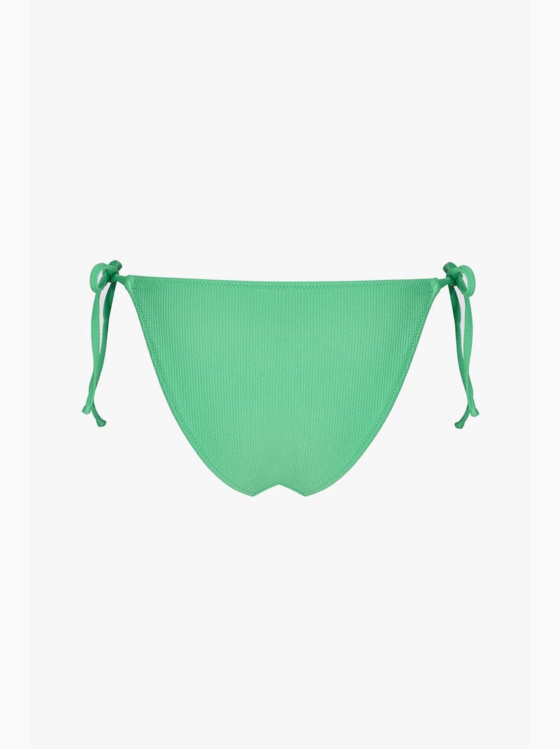 Aida braga de bikini texturizada de tiro medio penti Verde menta - Kiabi