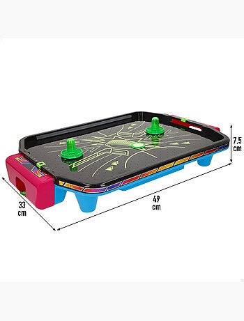 Air hockey de mesa neón con luces cb games