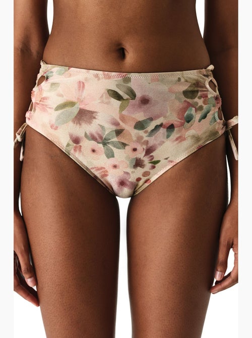 Aires fashion braguita de bikini floral con brillo y tiro alto penti - Kiabi Aires fashion braguita de bikini floral con brillo y tiro alto penti - Kiabi