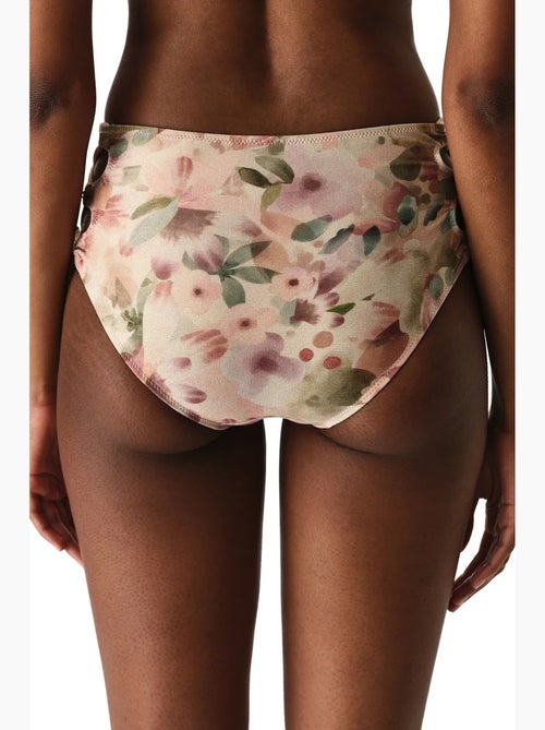 Aires fashion braguita de bikini floral con brillo y tiro alto penti - Kiabi Aires fashion braguita de bikini floral con brillo y tiro alto penti - Kiabi