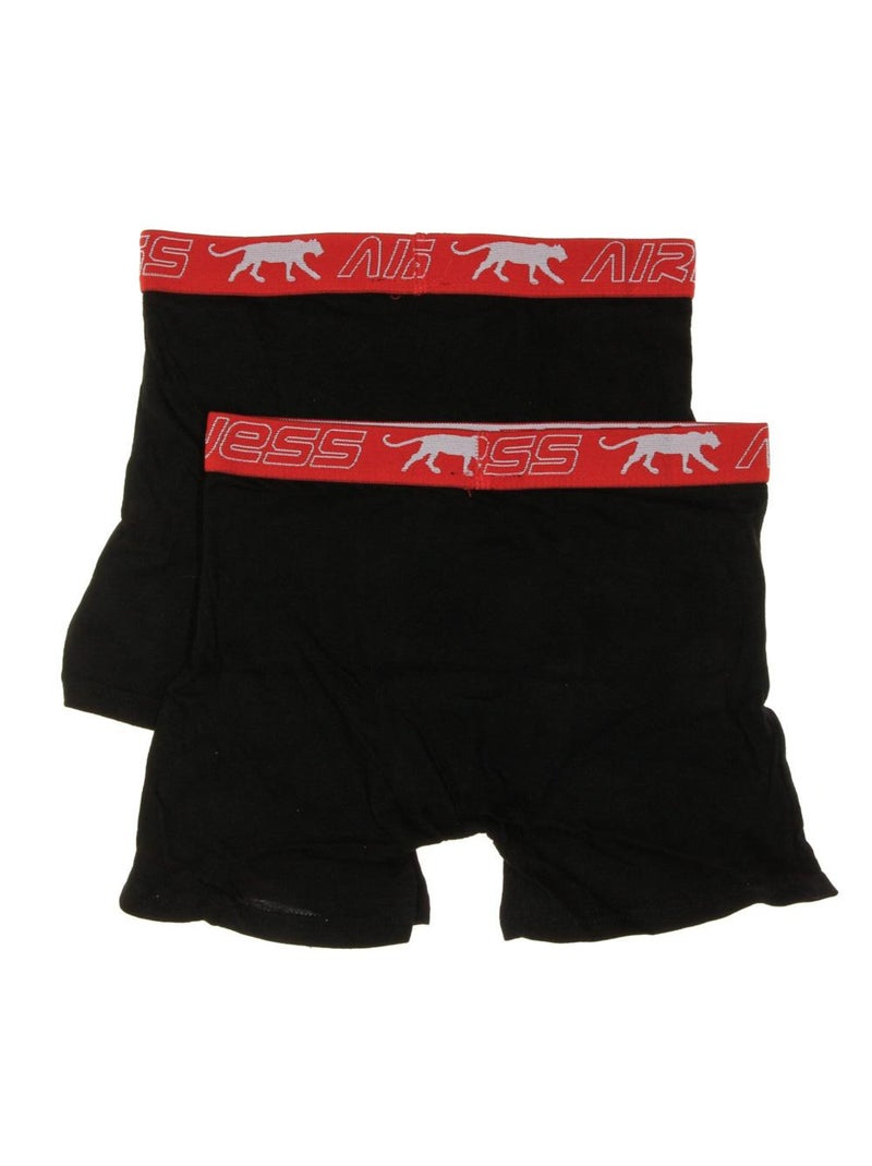 Airness - Pack de 2 Bóxers para Niño, Negro - Kiabi