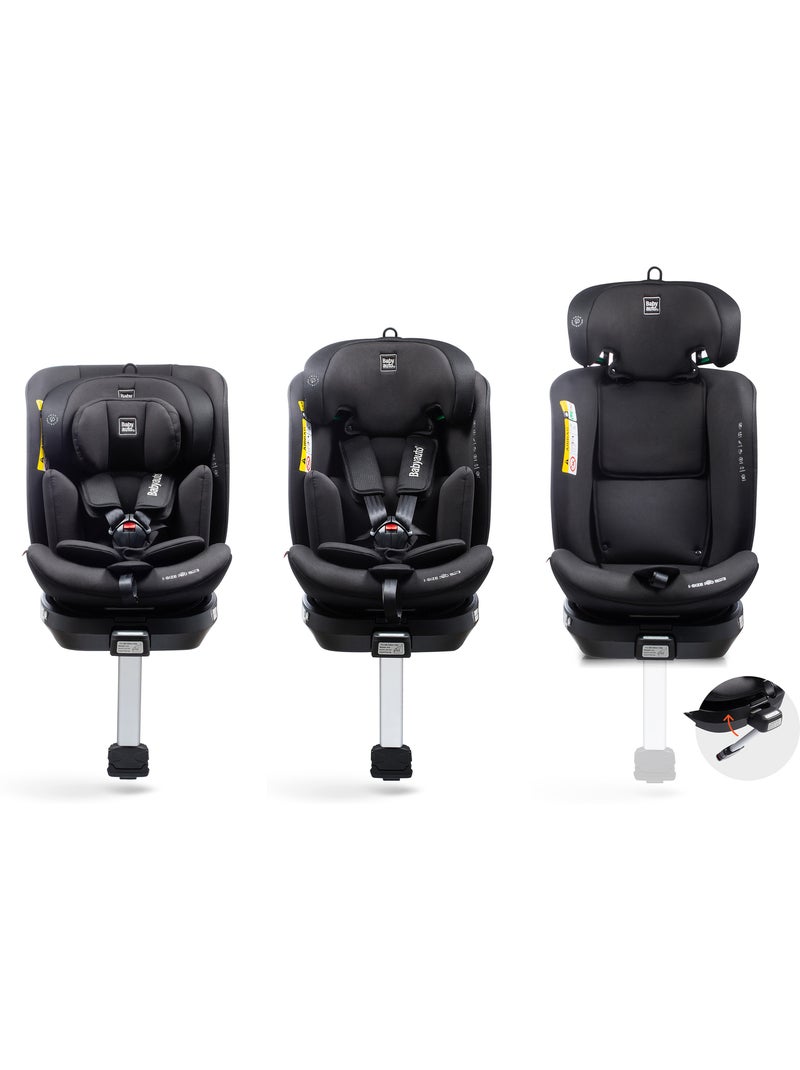 Aitana Ifix giratoria con pata de soporte 40 - 150 cm Babyauto - BLACK EMBOSSED Negro - Kiabi