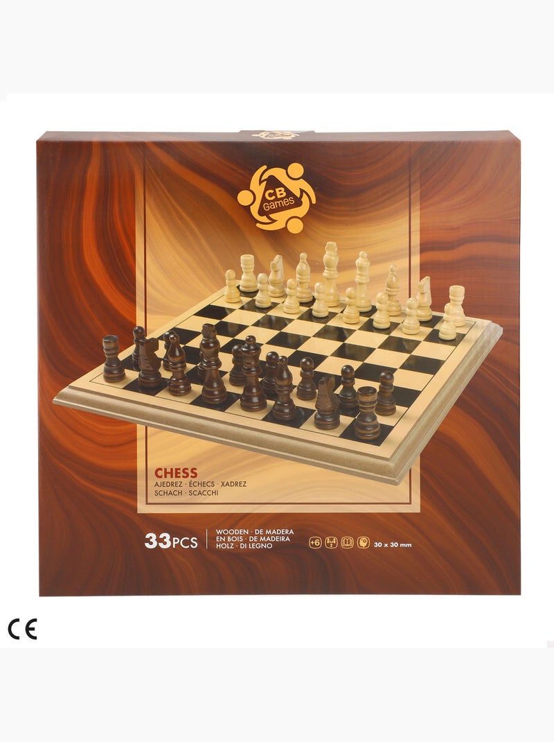 Ajedrez de madera cb games N/D - Kiabi