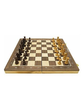 Ajedrez magnético plegable de madera