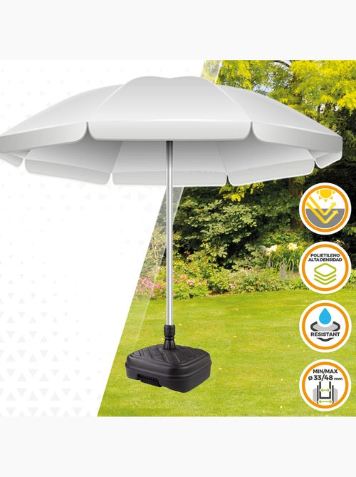 Aktive Base para sombrilla 56x56x40 cm antracita Ø33-48 mm - Kiabi