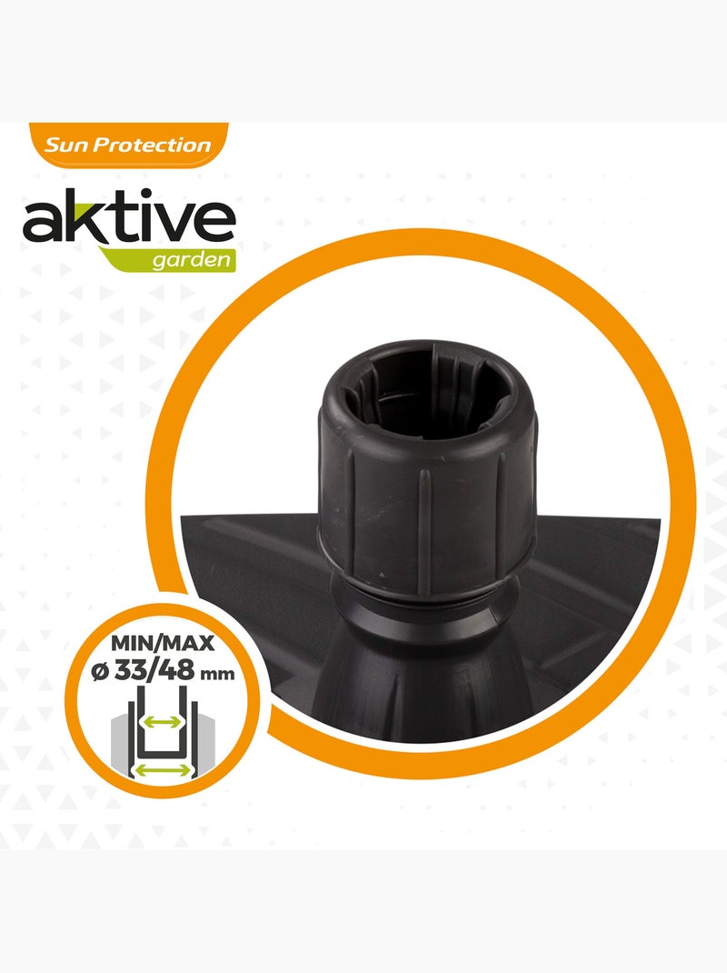 Aktive Base para sombrilla 56x56x40 cm antracita Ø33-48 mm Gris gris antracita gris - Kiabi