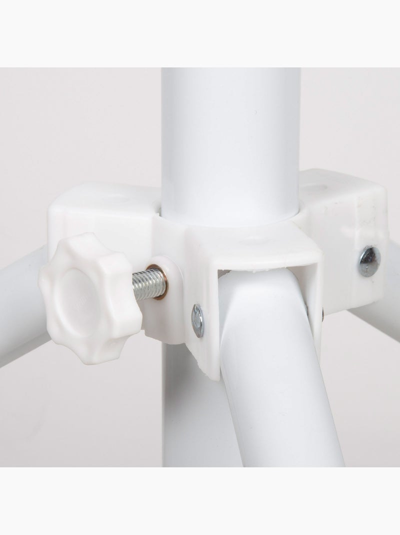 Aktive Base parasol 3 patas 100x100x83 cm metal Blanco - Kiabi