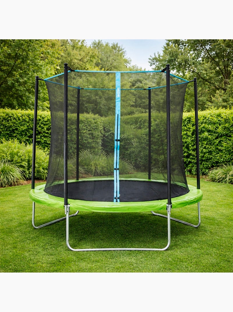 Aktive cama elástica infantil exterior ø201 cm Azul Verde Negro - Kiabi