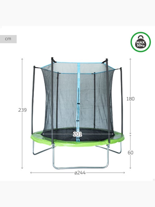 Aktive cama elástica infantil exterior ø201 cm - Kiabi