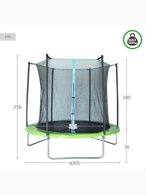 Aktive cama elástica infantil exterior ø261 cm - Kiabi