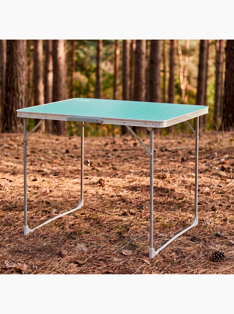 Aktive camping mesa de camping plegable 80x60x70 cm Turquesa - Kiabi