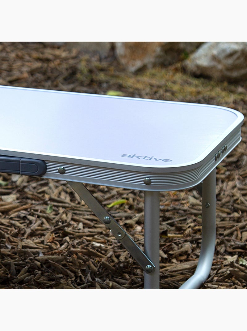 Aktive mesa baja de aluminio para camping Blanco - Kiabi