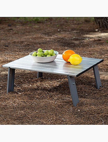 Aktive mesa plegable 55x41x20 cm pequeña camping aluminio ultraligera