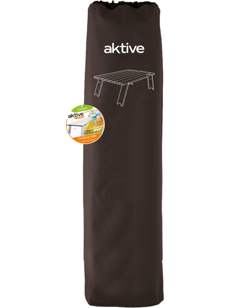 Aktive mesa plegable 55x41x20 cm pequeña camping aluminio ultraligera Gris - Kiabi