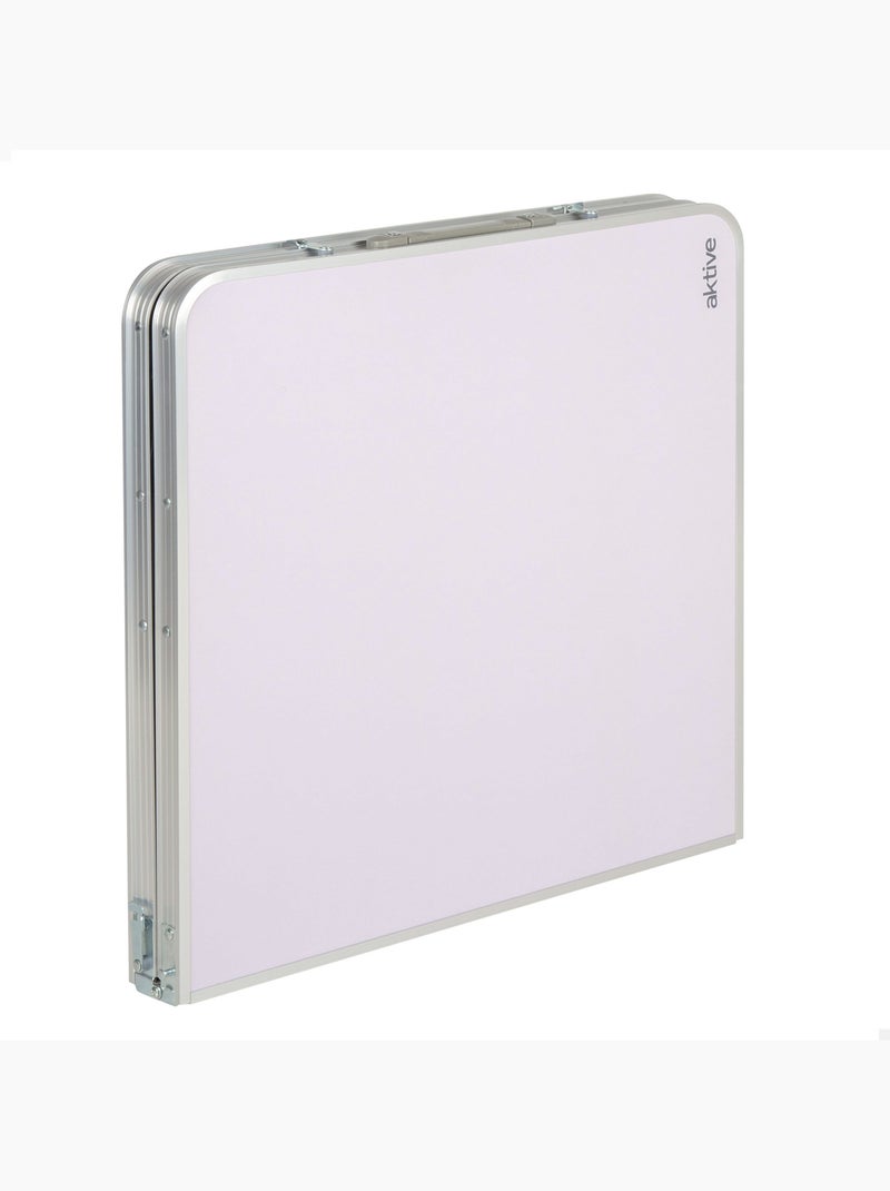 Aktive mesa plegable camping ajustable en altura y superficie antideslizante Blanco - Kiabi