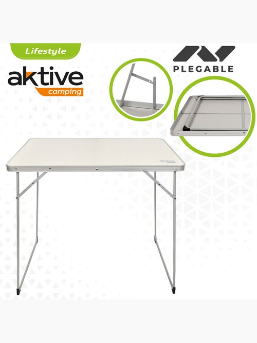 Aktive mesa plegable de camping - Kiabi Aktive mesa plegable de camping - Kiabi