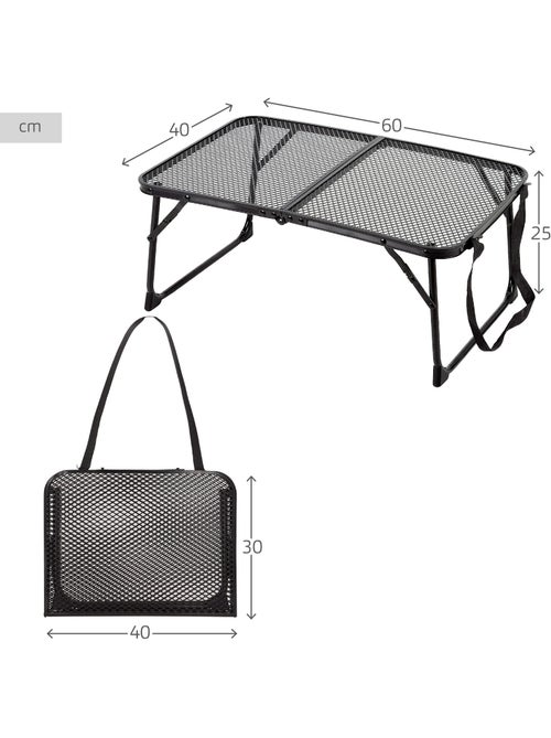 Aktive mesa plegable pequeña camping maletín antivuelco y ultraligera para barbacoa - Kiabi Aktive mesa plegable pequeña camping maletín antivuelco y ultraligera para barbacoa - Kiabi