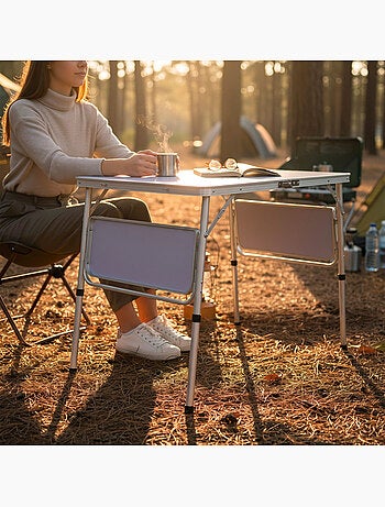 Aktive mesa plegable regulable en altura