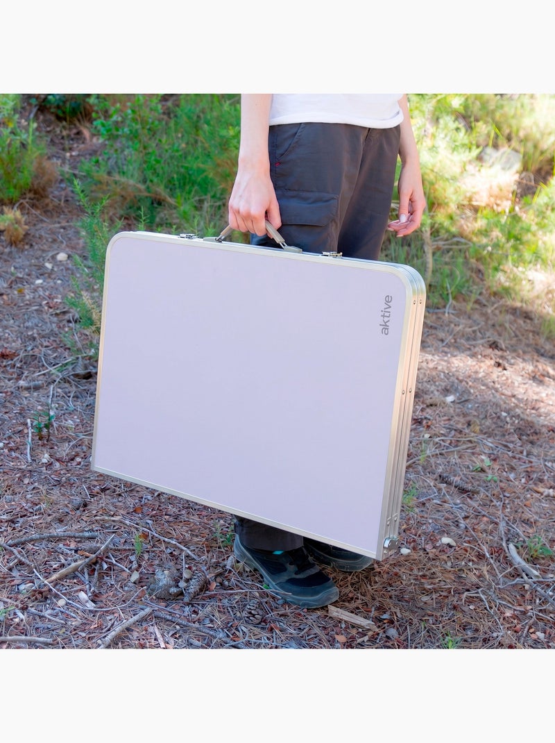 Aktive mesa plegable regulable en altura Blanco - Kiabi