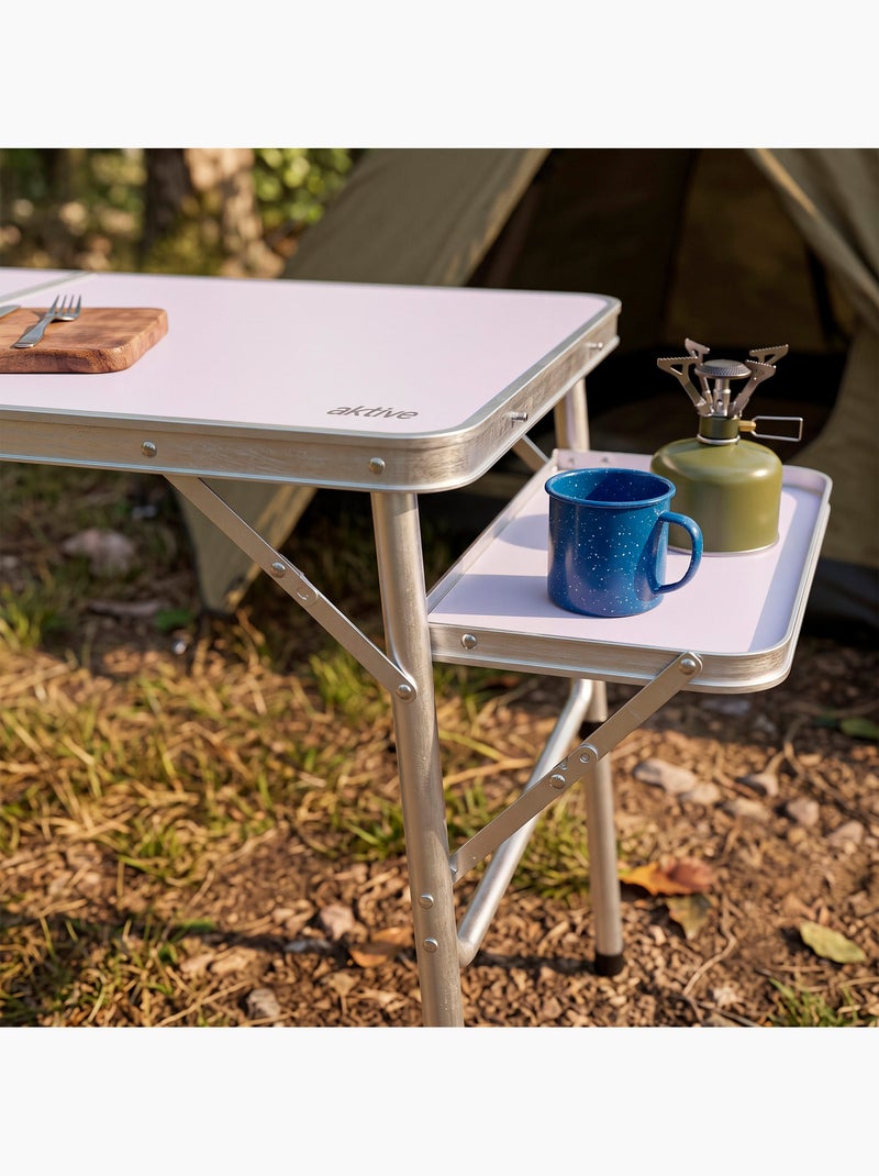 Aktive mesa plegable regulable en altura Blanco - Kiabi