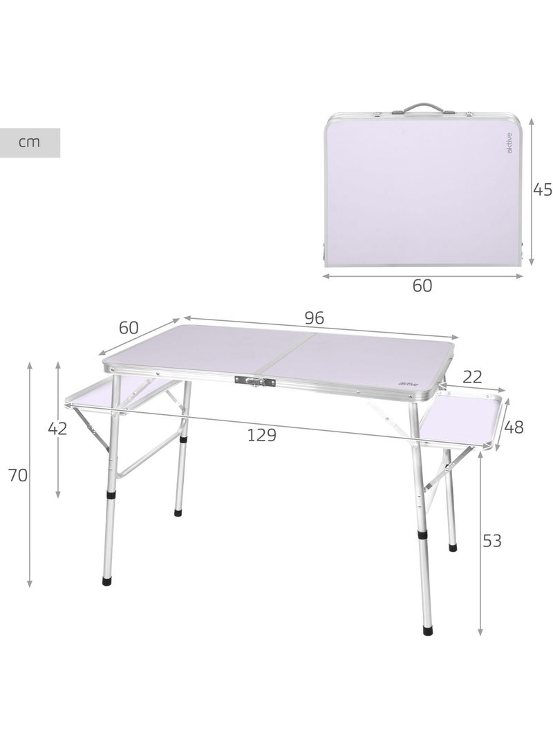 Aktive mesa plegable regulable en altura Blanco - Kiabi