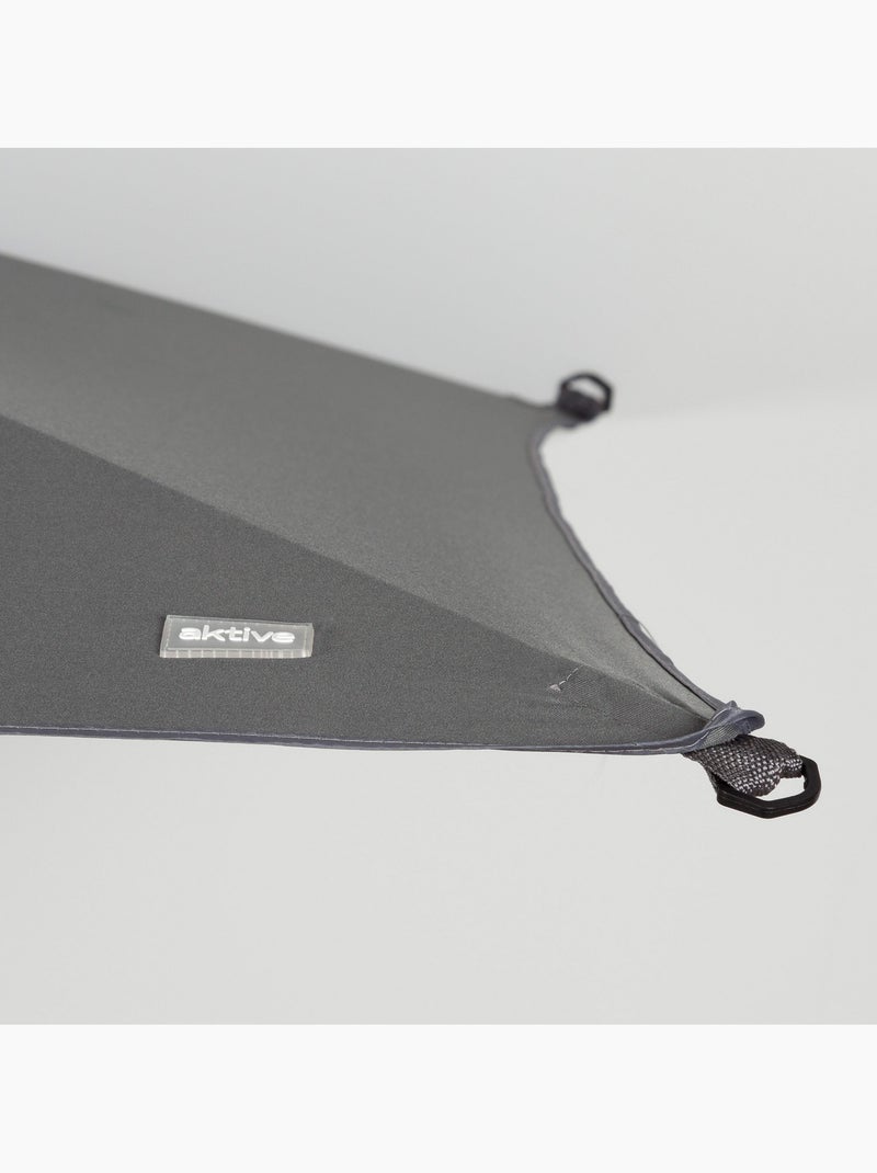 Aktive Parasol de jardín cuadrado 175x175 cm con mástil inclinable Gris - Kiabi