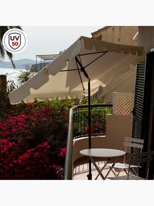 Aktive Parasol rectangular 200x125 cm con protección solar - Kiabi