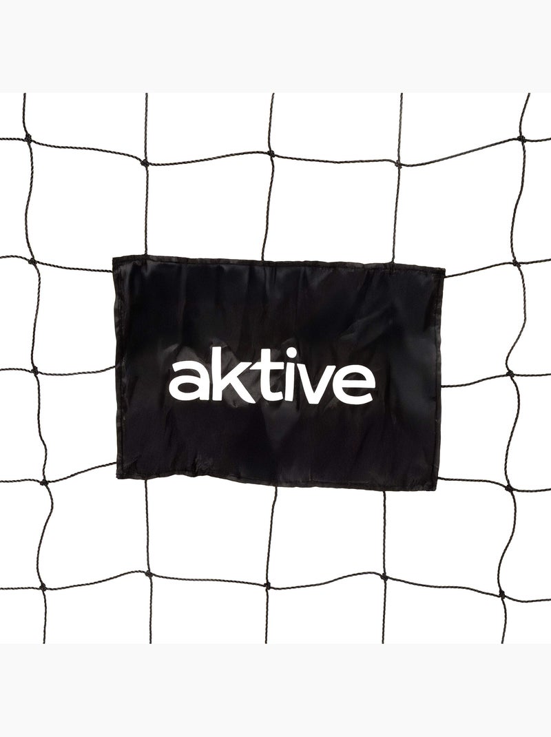 Aktive portería de fútbol 180x60x120 cm de acero con red resistente y 6 piquetas N/D - Kiabi