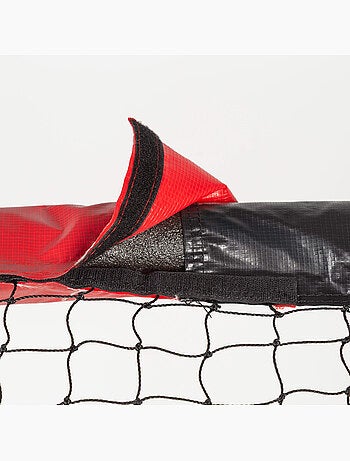 Aktive portería de fútbol 300x120x200 cm estructura con protección, red y piquetas