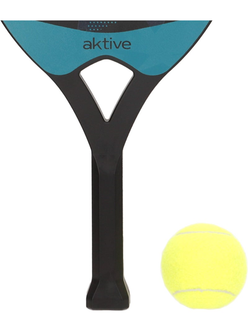 Aktive set 2 palas playa 22x32x47 cm con pelota y bolsa de red N/D - Kiabi
