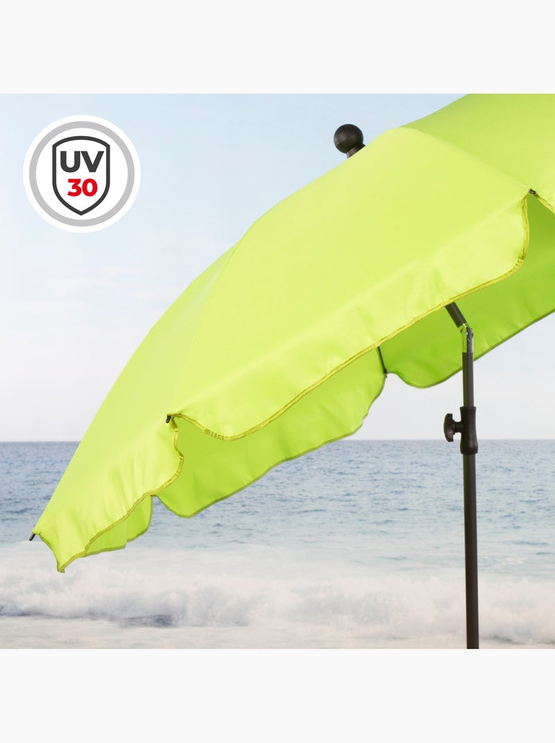 Aktive sombrilla playa 8 varillas 200 cm verde Verde - Kiabi