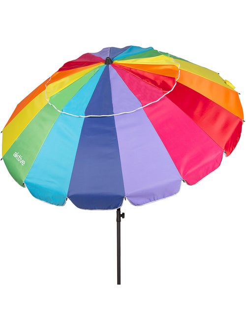 Aktive sombrilla playa antiviento 16 varillas 220 cm multicolor - Kiabi