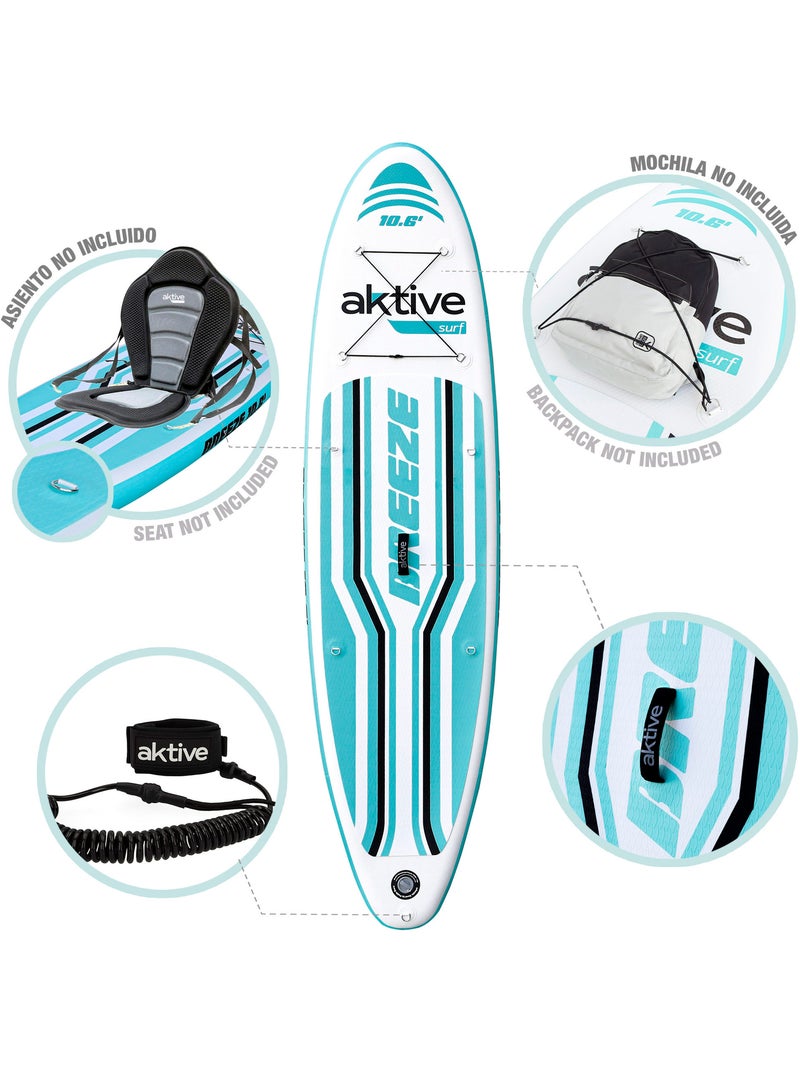 Aktive tabla paddle surf hinchable iniciación 10.6'' N/D - Kiabi