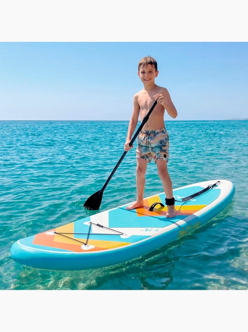 Aktive tabla paddle surf hinchable iniciación con mochila, hinchador y remo - Kiabi