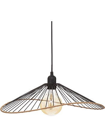 Alara lámpara colgante de metal negro d45cm
