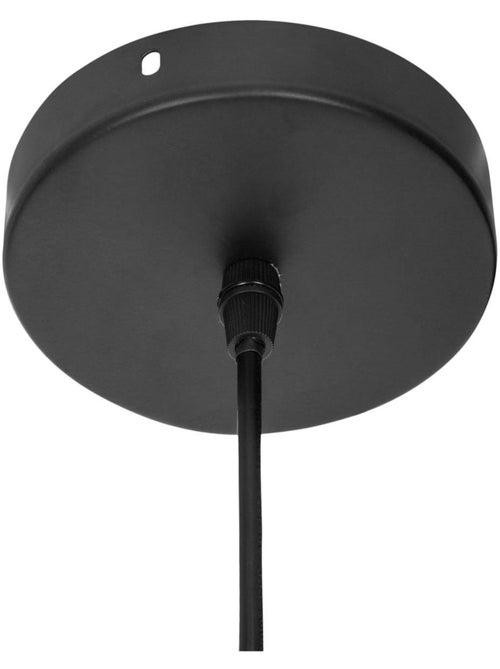 Alara lámpara colgante de metal negro d45cm - Kiabi