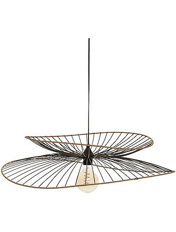Alara lámpara colgante de metal negro d70cm