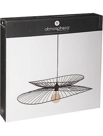 Alara lámpara colgante de metal negro d70cm