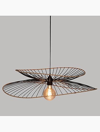 Alara lámpara colgante de metal negro d70cm
