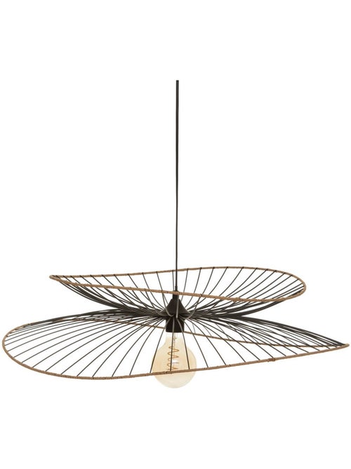Alara lámpara colgante de metal negro d70cm - Kiabi Alara lámpara colgante de metal negro d70cm - Kiabi