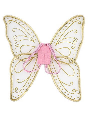 Alas de hada doradas niña disfraz accesorio - Labay