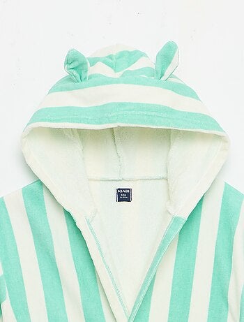 Albornoz de baño a rayas